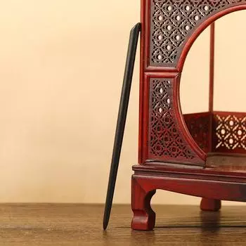 Эбеновая заколка, старинная заколка, простая современная заколка-диск, деревянная заколка, китайский ханьфу, ципао, головной убор