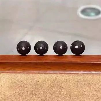 Эбеновое дерево Новые аксессуары для ногтей DIY Плетеный вручную ремешок для переноски Ожерелье Аксессуары для браслета из бусин Будды Вэньвань Разделительные бусины Default