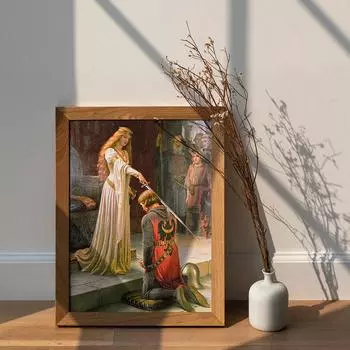 Эдмунд Лейден художественный постер честь холст картина настенная картина принт ретро принты скандинавский скандинавский домашний декор для гостиной безрамочный 21cm30cm NoFrame