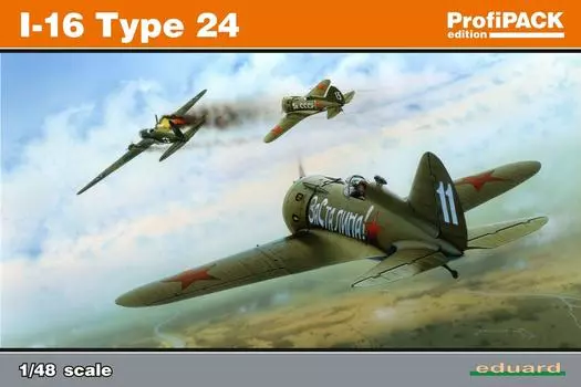 Эдуард Поликарпов Тип 24 Профипак Пластиковая Модель 1/48 И-16
