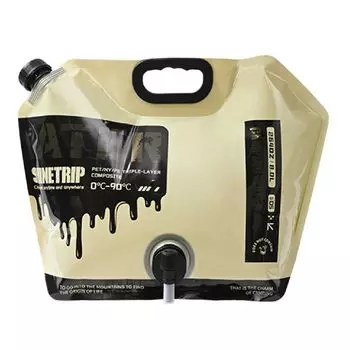 JEELAD Вода Вода Вода Поли Вода Большой Предотвращение стихийных бедствий Поставляется с моющимся баком, Бак, Кувшин, 8 л, Бак, Сумка, Емкость, Складной, Товары,