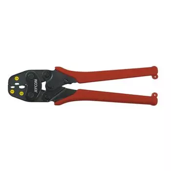 Jefcom crimping tool for closed end connectors with insulation coating DC-125K