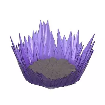 Эффект подъема фигуры, эффект земли, пластиковая модель с цветовой кодировкой