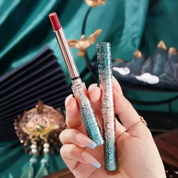 Эффект превосходной насыщенности бархатный блеск долговечная сексуальная губная помада косметическая для красоты 2