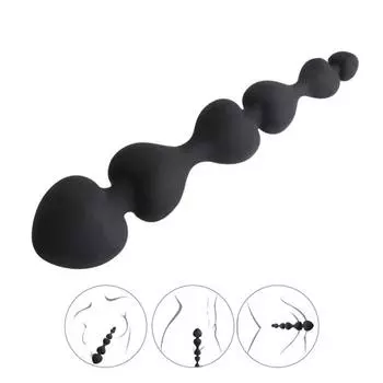 Эффективная анальная пробка для флирта, удобная и удобная секс-игрушка с анальными бусинами для спальни