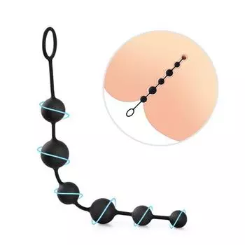 Эффективная Анальная пробка, гибкая, безопасная, черная, секс-стимулятор для пар