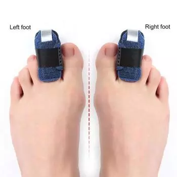 Эффективная эргономика 360-градусный обхват пальца ноги Фиксирующий ремень для когтей Здоровые инструменты One Size синий