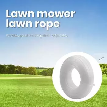 Эффективная леска триммера для травы 2,4/3,0 мм, устойчивая к истиранию, надежная круглая квадратная струна Round 3mm