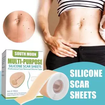 Эффективная наклейка на шрам, умеренный самоклеящийся безопасный силиконовый лист для ремонта шрамов, здравоохранение телесный