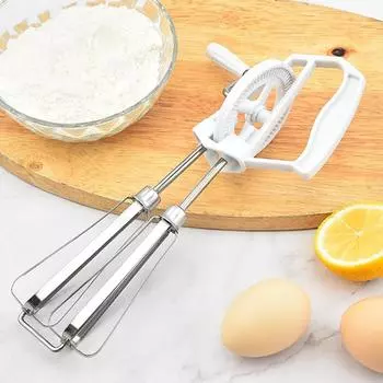 Эффективная ручная мешалка Практичная мешалка для яиц с ручкой Венчик для яиц Удобный кухонный инструмент для взбивания и смешивания