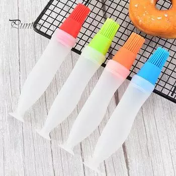 Эффективная щетка для бутылок с маслом, влагостойкая пищевая щетина, щетина высокой прочности, щетка для гриля, кухонные инструменты зелёный