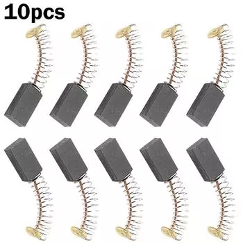 Эффективная замена для электродвигателей дрели. Упаковка из 10 угольных щеток.