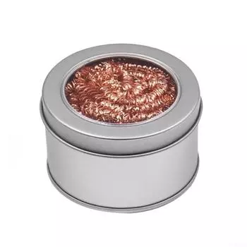 «Эффективное обслуживание паяльника с помощью шарика для чистки медной проволоки»