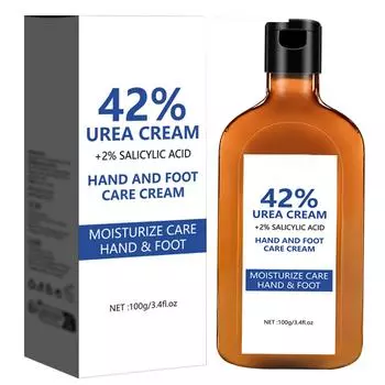 Эффективное средство для ухода за потрескавшимися пятками и ступнями с 45% мочевины увлажняющий и восстанавливающий сывороточный лосьон для ног 100 г белый