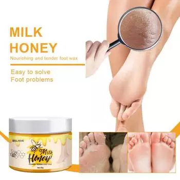 Эффективные компактные растительные экстракты, молоко, мед, питают, нежный воск для ног