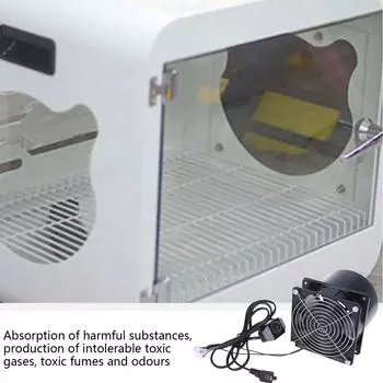 Эффективные поглотители дыма 220 В, мощный вытяжной вентилятор 23 Вт для паяльных станций, эффективно удаляет пары и запахи