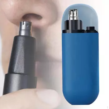 Эффективный электрический эпилятор для бережного удаления волос в носу, элегантный и компактный дизайн чёрный