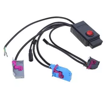 Эффективный кабель MQB Cluster 12 В, силовой тестовый кабель, универсальный тестовый кабель 12 В, прочный для приборных панелей транспортных средств