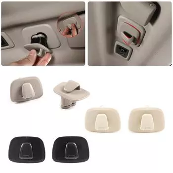 Эффективный крюк на крышу автомобиля. Практичная вешалка для одежды в салоне автомобиля. Прочный крюк на крышу автомобиля. Оптимизирует использование и организацию пространства. чёрный