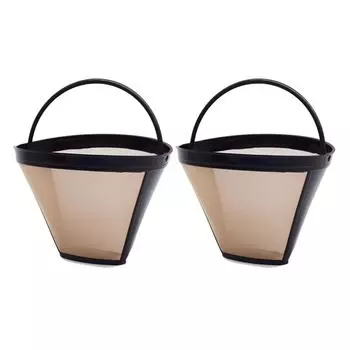 Эффективный многоразовый кофейный фильтр, кофейный инфузер, кофейные ситечки, чашка-кофейный фильтр, кухонные кофейные инструменты для любителя кофе 2PC