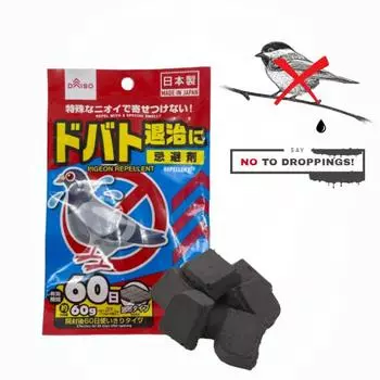 Эффективный репеллент Daiso для голубей и голубей - Таблетки - Остановить помет на крышах и балконах Buy 1