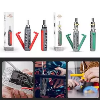 Эффективный ручной инструмент с трехходовой храповой системой для труднодоступных мест Red