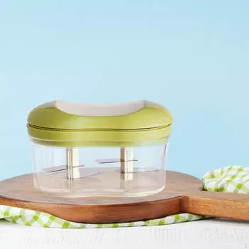 Эффективный ручной измельчитель для приготовления пищи зелёный