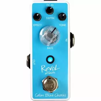Эффекты Revol Эффекты Revol Эффектор Chorus Clam Blue Chorus ECO-01 синий