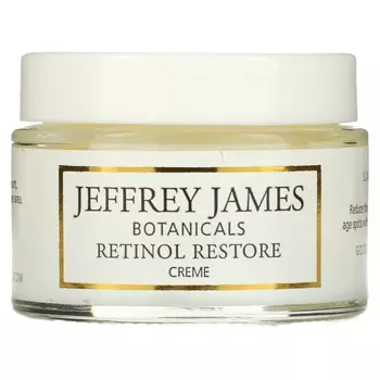 Jeffrey James Botanicals, Крем для восстановления ретинола, 2,0 унции (59 мл)