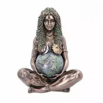 Эфирная Мать-Земля, скульптура Гайи, художественная статуя, раскрашенная фигурка, Великобритания as the picture