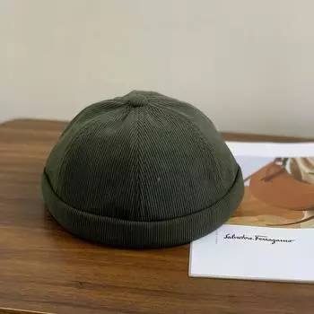 Эфирная осенне-зимняя легкая шляпа, простая и универсальная женская ретро-вельветовая шляпа в стиле батат, мужская модная уличная повседневная холодная шляпа M56-58cm белый