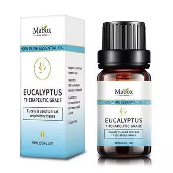 Эфирное масло эвкалипта MABOX Ароматерапия Лечение очищенное простое растительное эфирное масло 10 мл