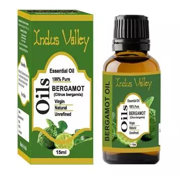 Эфирное масло Бергамота (15 мл), Bergamot Essential Oil, Indus Valley 19.125