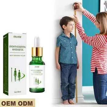 Эфирное масло безопасной высоты, легкое впитывание, нежный портативный массаж для увеличения роста