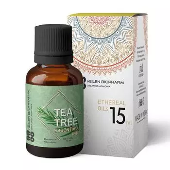 Эфирное масло Чайного дерева (15 мл), Tea Tree Essential Oil, Heilen Biopharm 9.21875