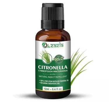 Эфирное масло цитронеллы - 100% чистое, натуральное и неразбавленное от Zazla