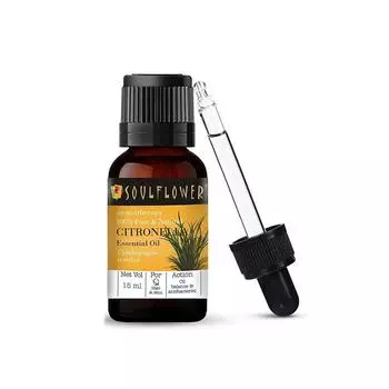 Эфирное масло Цитронеллы (15 мл), Citronella Essential Oil, Soulflower