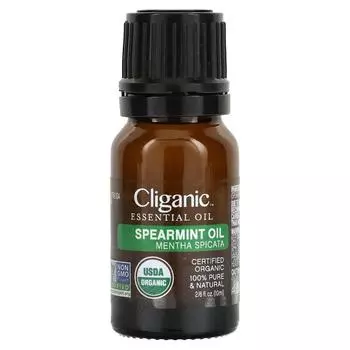 Эфирное масло Cliganic 100% Мята 10 мл (0,33 жидких унций), 1 х 10 мл