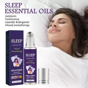 Эфирное масло для безопасного сна, 10 мл, не раздражающее средство для сна с длительным сроком службы 10ML