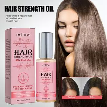 Эфирное масло для густых волос EELHOE увлажняет и утолщает волосы, восстанавливает сухие волосы, питает волосы и предотвращает их выпадение.