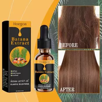 Эфирное масло для ухода за волосами Batana, здоровое, питательное, увлажняющее, восстанавливающее, увлажняющее, для ухода за волосами, разглаживающее эфирное масло 30ML