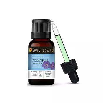 Эфирное масло Герани (15 мл), Geranium Essential Oil, Soulflower