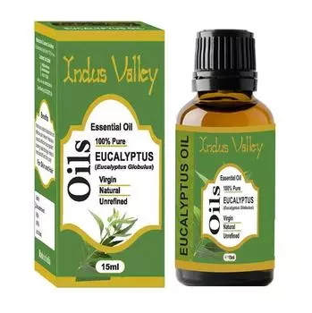 Эфирное масло Эвкалипта (15 мл), Eucalyptus Essential Oil, Indus Valley 23.3125