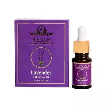Эфирное масло Лаванды (12 мл), Lavender Essential Oil, Aryan