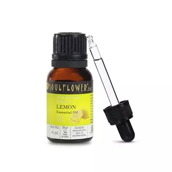 Эфирное масло Лимона (15 мл), Lemon Essential Oil, Soulflower