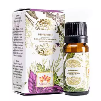 Эфирное масло Перечной Мяты (10 мл), Peppermint Essential Oil, Vrindaam