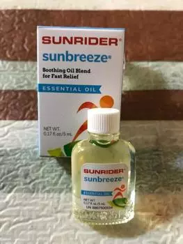 Эфирное масло Sunrider Sunbreeze 10 мл 0,17 жидких унций. Облегчение боли в мышцах. Ментоловая трава. СДЕЛАНО В США.