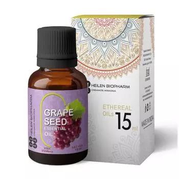 Эфирное масло Виноградной косточки (15 мл), Grape Seed Essential Oil, Heilen Biopharm 8.90625
