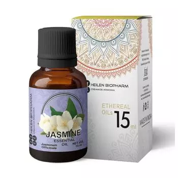 Эфирное масло Жасмина (15 мл), Jasmine Essential Oil, Heilen Biopharm 10.3125