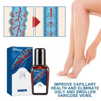 Эфирные масла Эфирные масла Эфирные масла Эфирные масла Эфирные масла 20 мл Чистый травяной успокаивающий спрей Ингредиент Успокаивающий спрей для вен 20ml